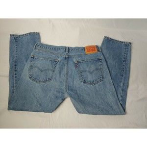 Used Levi's 505 Jeans 36 x 30 Straight Fit WPL 423 100% Cotton